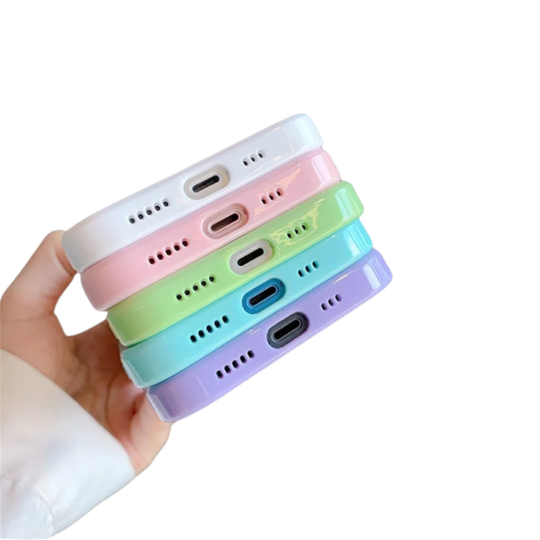 Case de Iphone con parachoques de silicona - Image 3
