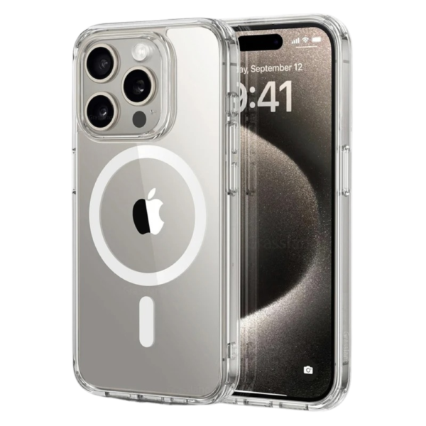 Case magsafe transparente para iPhone